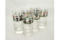 Lot de 6 verres Chopes hautes, motif Hansi