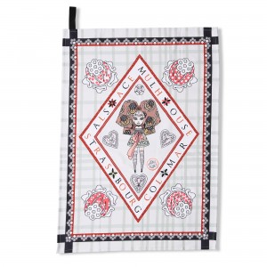 Essuie-verre MA&Iuml;DAL&Auml; - l'Amoureuse - coloris noir