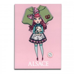 Carte postale MA&Iuml;DAL&Auml; - "Miss W"