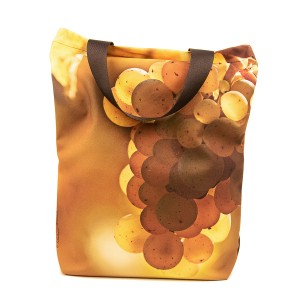 Totebag 2 ou 3 bouteilles collection vignes - d&eacute;cor 1