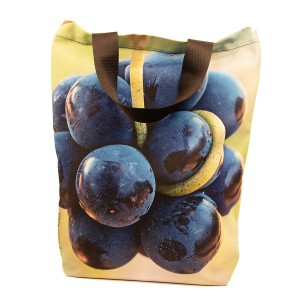 Totebag 2 ou 3 bouteilles collection vignes - d&eacute;cor 2