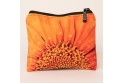 Porte-monnaie collection fleurs - Coeur soucis orange