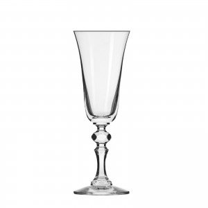 6 Fl&ucirc;tes &agrave; champagne "KRISTA" 15 cl - cristallin sans plomb