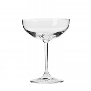 6 Coupes &agrave; champagne "VENEZIA" 20 cl - cristallin sans plomb