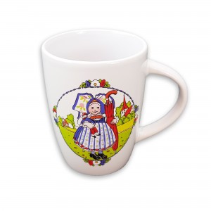 Mug Op&eacute;ra "Hansi" Alsacienne Coiffe fleurie