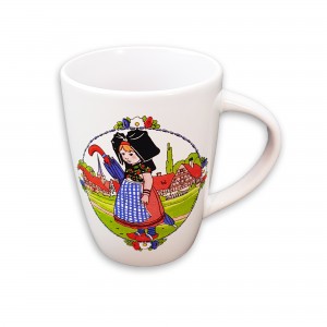 Mug Op&eacute;ra "Hansi" Alsacienne Coiffe noire