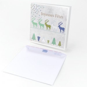 Carte double - Dessin Marion Muller - F&Ecirc;TES