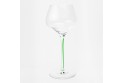 6 Verres "Grand Sommelier d'Alsace" avec jambe verte